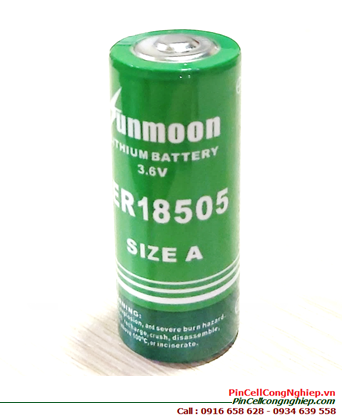 Sunmoon ER18505; Pin nuôi nguồn PLC Sunmoon ER18505 lithium 3.6v 4000mAh chính hãng